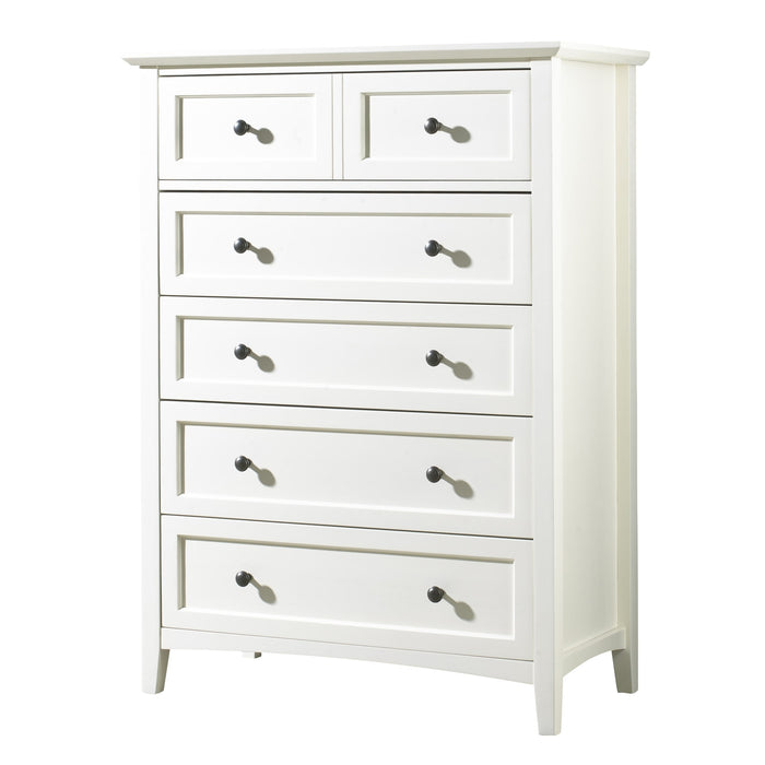 Modus Paragon Five Drawer Chest in WhiteImage 4