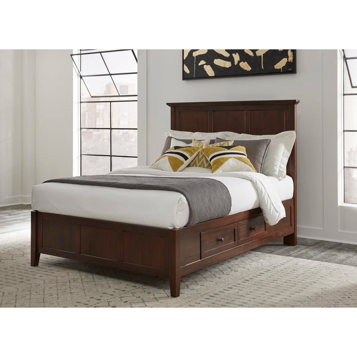 Modus Paragon Four Drawer Wood Storage Bed in TruffleMain Image