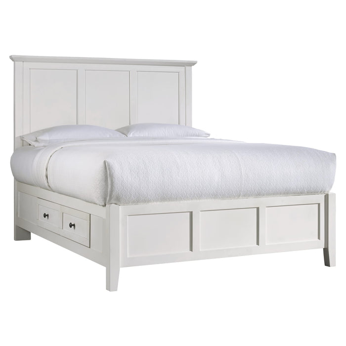 Modus Paragon Four Drawer Wood Storage Bed in WhiteImage 4