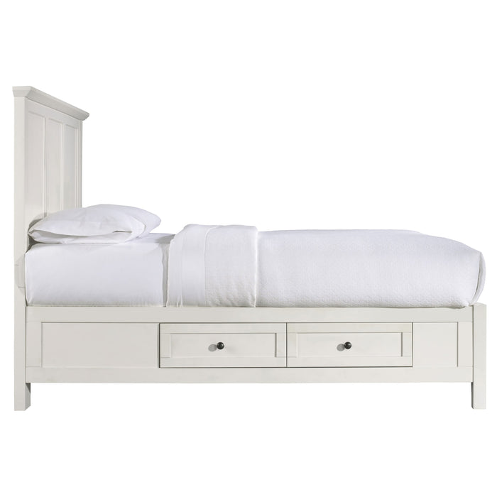 Modus Paragon Four Drawer Wood Storage Bed in WhiteImage 5