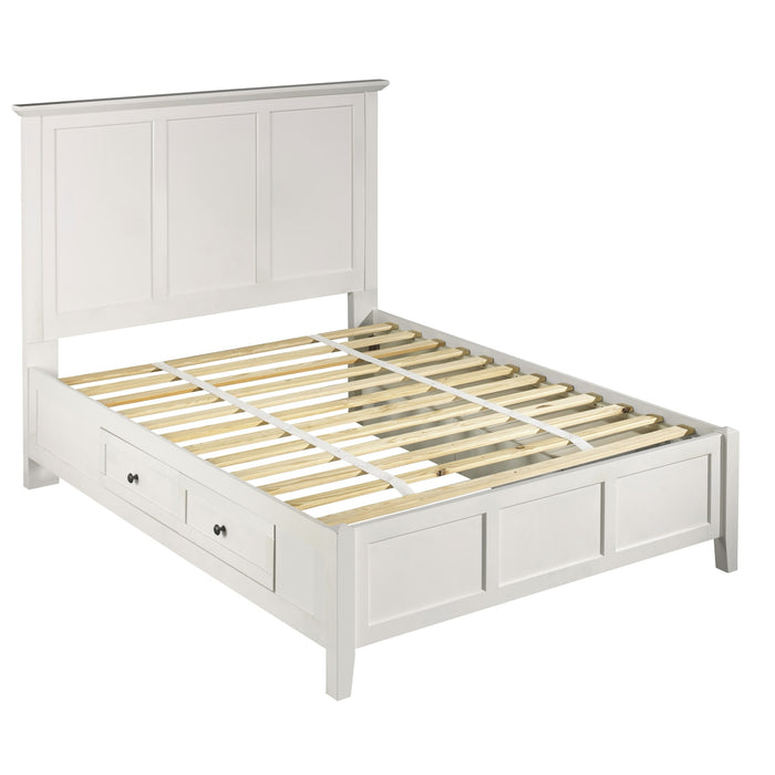 Modus Paragon Four Drawer Wood Storage Bed in WhiteImage 6