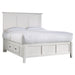 Modus Paragon Four Drawer Wood Storage Bed in White Image 4