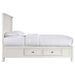Modus Paragon Four Drawer Wood Storage Bed in White Image 5