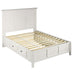 Modus Paragon Four Drawer Wood Storage Bed in White Image 6