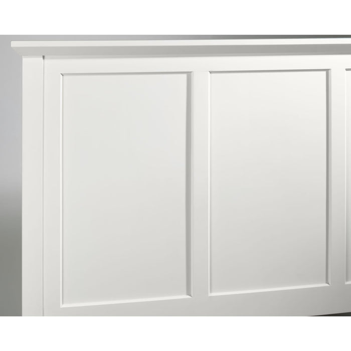 Modus Furniture Paragon Four Drawer Wood Storage Bed in White  4NA4D  Image 2