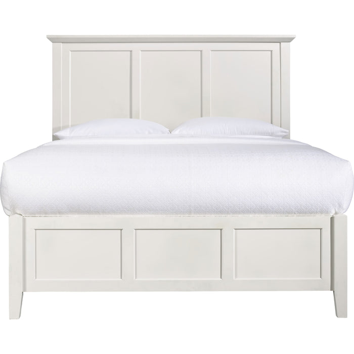 Modus Furniture Paragon Four Drawer Wood Storage Bed in White  4NA4D  Image 3