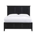 Modus Paragon Wood Panel Bed in Black Image 4
