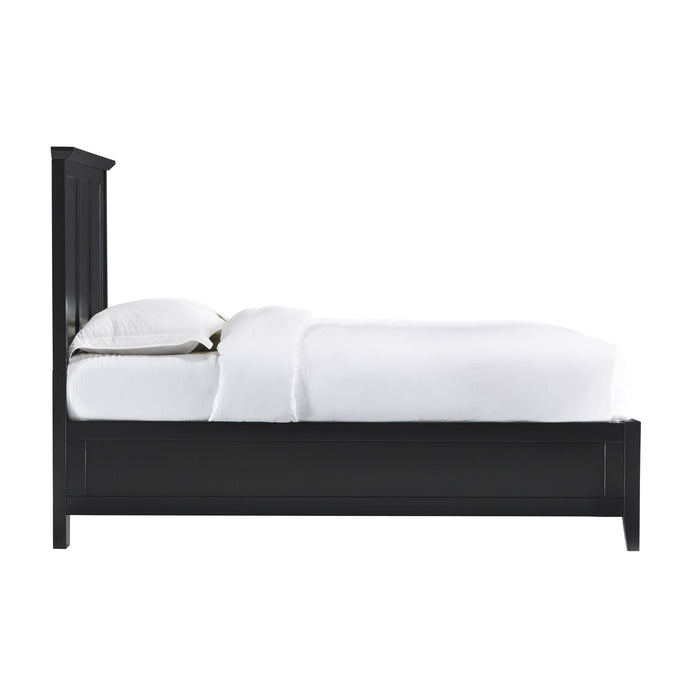 Modus Paragon Wood Panel Bed in Black Image 5