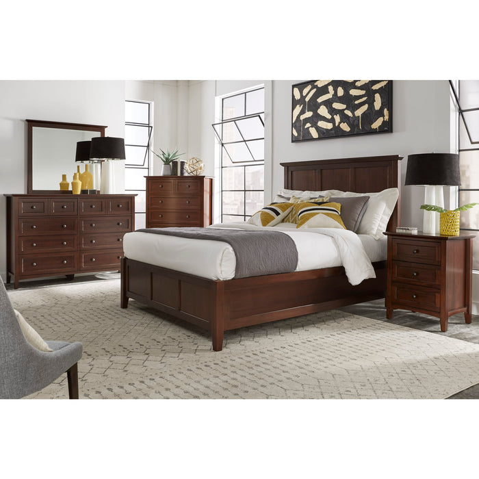 Modus Paragon Wood Panel Bed in TruffleImage 1
