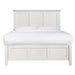 Modus Paragon Wood Panel Bed in White Image 3