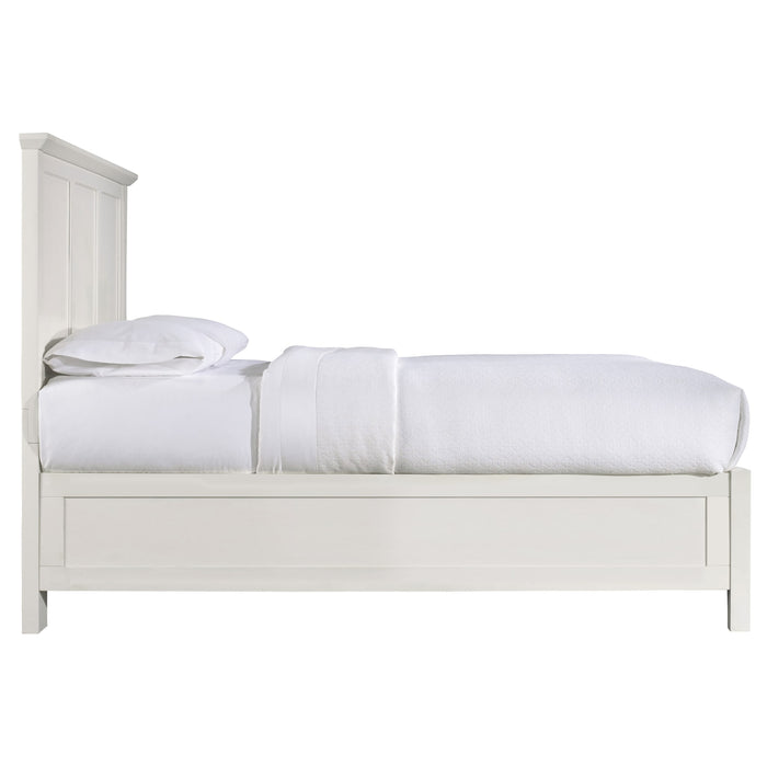 Modus Paragon Wood Panel Bed in White Image 5