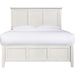 Modus Furniture Paragon Wood Panel Bed in White  4NA4L  Image 3