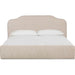 Modus Furniture Pasadena Scalloped Upholstered Bed in Cottage Cream  XS3TH  Image 1