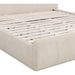 Modus Furniture Pasadena Scalloped Upholstered Bed in Cottage Cream  XS3TH  Image 9