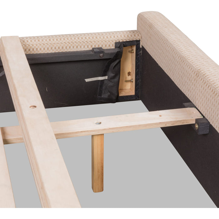 Modus Furniture Pasadena Uph Bed  Cttg Crm  XS3TH  Image 9