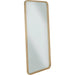 Modus Furniture Penny Beveled Glass Floor Mirror in Buff Cream 655450455926 QXUL83FL Image 1