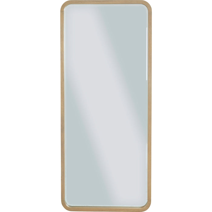 Modus Furniture Penny Beveled Glass Floor Mirror in Buff Cream 655450455926 QXUL83FL Image 2