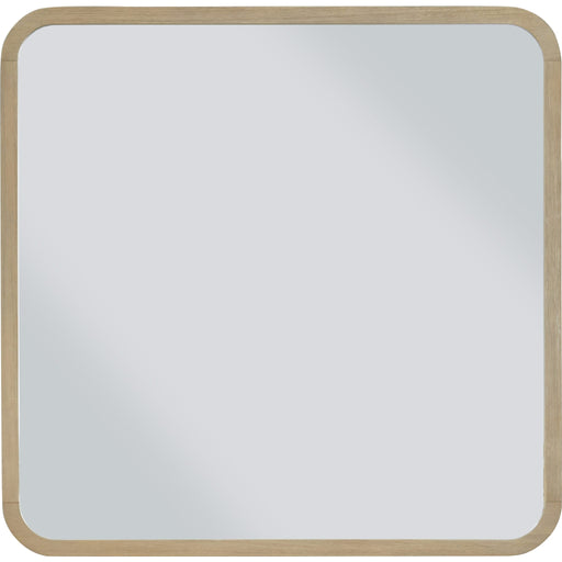 Modus Furniture Penny Beveled Glass Wall or Dresser Mirror in Buff Cream 655450455919 QXUL83 Image 1