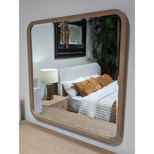 Modus Penny Beveled Glass Wall or Dresser Mirror in Buff Cream Main Image