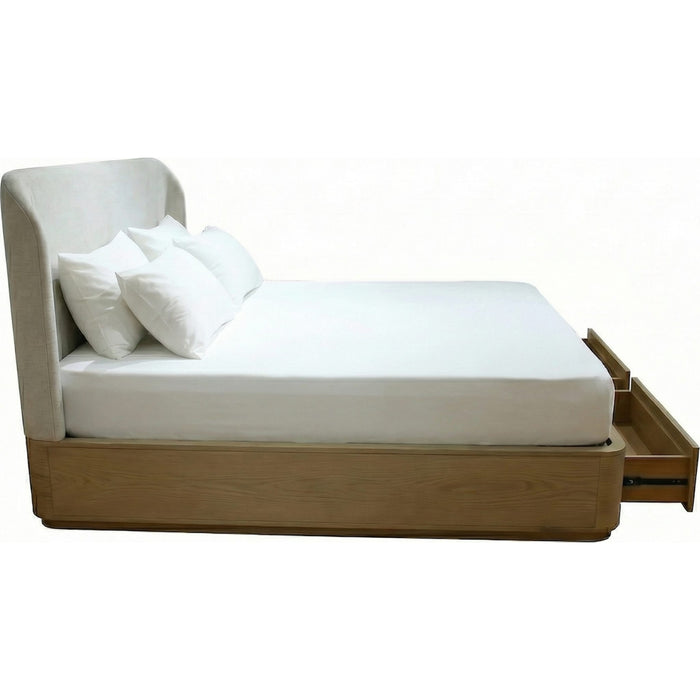 Modus Furniture Penny Strg Bed  Buff Cream  QXULJ  Image 4