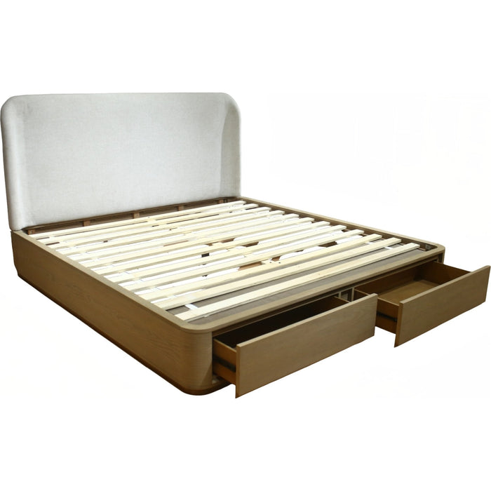Modus Furniture Penny Strg Bed  Buff Cream  QXULJ  Image 7