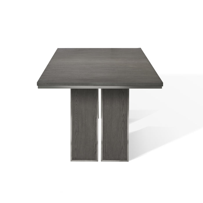 Modus Plata Extension Dining Table in Thunder Grey Image 11