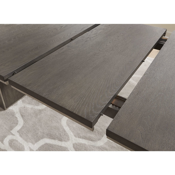 Modus Plata Extension Dining Table in Thunder Grey Image 5