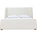 Modus Furniture Presley Upholstered Wingback Platform Bed in Cottage Cheese Boucle (2026)  PCMZQ  Image 3