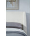 Modus Furniture Presley Upholstered Wingback Platform Bed in Cottage Cheese Boucle  PCMZH  Image 2