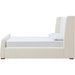 Modus Furniture Presley Upholstered Wingback Platform Bed in Cottage Cheese Boucle  PCMZH  Image 5