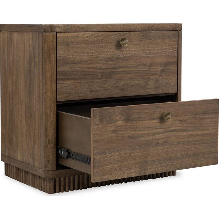 Modus Furniture Ravelle 2 Drw NS  Wlnt Grove 655450548499 YP5F81B Image 1