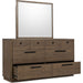 Modus Furniture Ravelle 66W Dresser  Wn Grv 655450548505 YP5F82 Image 5