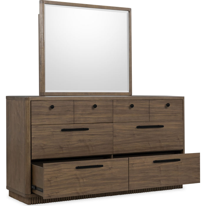 Modus Furniture Ravelle 66W Dresser  Wn Grv 655450548505 YP5F82 Image 5