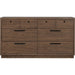 Modus Furniture Ravelle 66W Dresser  Wn Grv 655450548505 YP5F82 Main Image