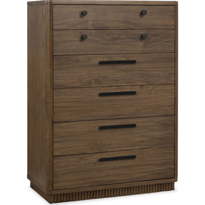 Modus Furniture Ravelle 6 Drw Chest Wnt Grv 655450548529 YP5F84 Image 1