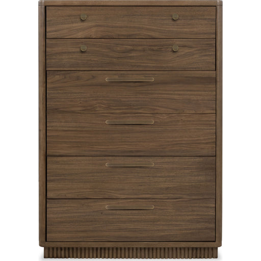 Modus Furniture Ravelle 6 Drw Chest Wnt Grv 655450548529 YP5F84 Main Image