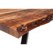 Modus Furniture Reese Live Edge Solid Wood Metal Leg Coffee Table in Natural Acacia 655450206238 3A6921 Image 4