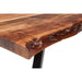 Modus Reese Live Edge Solid Wood Metal Leg Coffee Table in Natural Acacia Image 4