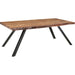 Modus Furniture Reese Live Edge Solid Wood Metal Leg Dining Table in Natural Acacia 655450236914 3A69615 Image 3