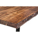 Modus Furniture Reese Live Edge Solid Wood Metal Leg Dining Table in Natural Acacia 655450236914 3A69615 Image 5