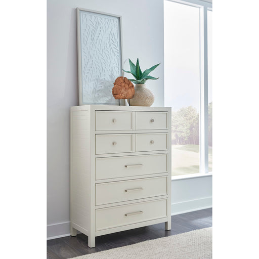 Modus Retreat Five Drawer Wood Chest in Snowfall Main Image