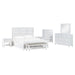 Modus Retreat Upholstered Wood Bench in Snowfall Image 4