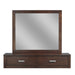 Modus Riva Mirror in Chocolate Brown Image 2