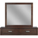 Modus Furniture Riva Mirror in Chocolate Brown 655450066832 RV2683 Image 2