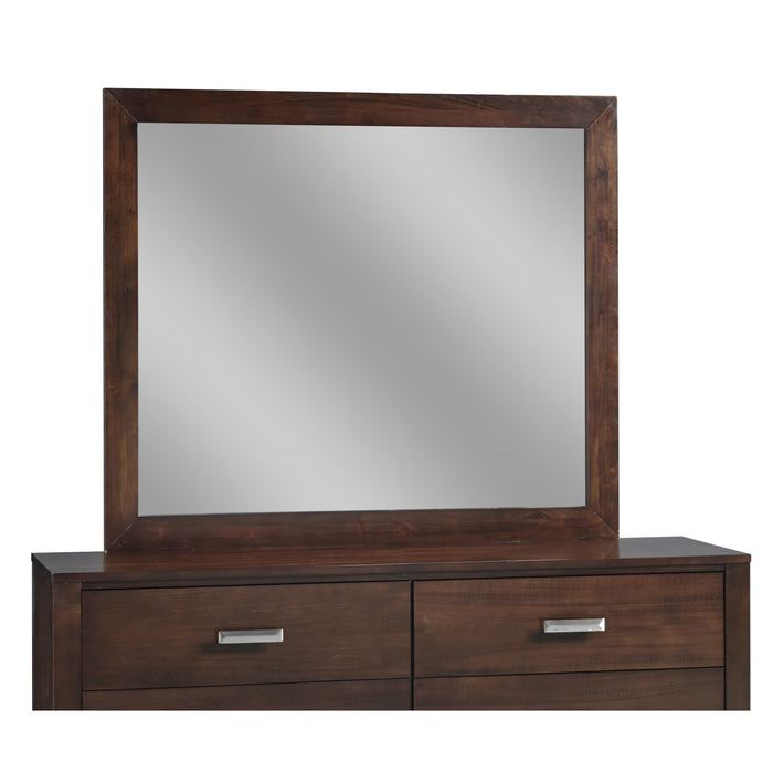Modus Riva Mirror in Chocolate Brown Image 3