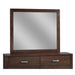 Modus Riva Mirror in Chocolate Brown Image 3