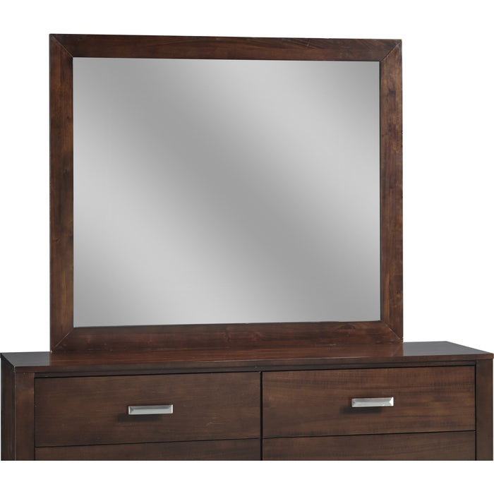 Modus Furniture Riva Mirror in Chocolate Brown 655450066832 RV2683 Image 3