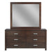 Modus Riva Six Drawer Dresser in Chocolate Brown Image 2