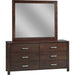 Modus Furniture Riva Six Drawer Dresser in Chocolate Brown (2024) 655450431739 RV2682A Image 3