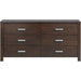 Modus Furniture Riva Six Drawer Dresser in Chocolate Brown (2024) 655450431739 RV2682A Image 4